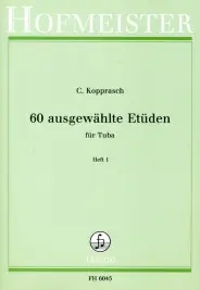 Franz Seyffarth: 60 Ausgewählte Etüden Für Tuba Band 1