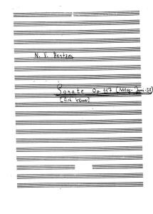 Niels Viggo Bentzon: Sonate Op.117