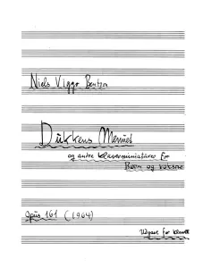 Niels Viggo Bentzon: Dukkens Menuet