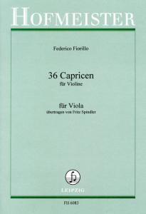 Frederico Fiorillo: 36 Caprices for Violin