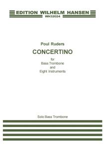 Poul Ruders: Concertino (Part) Bass Trombone Solo