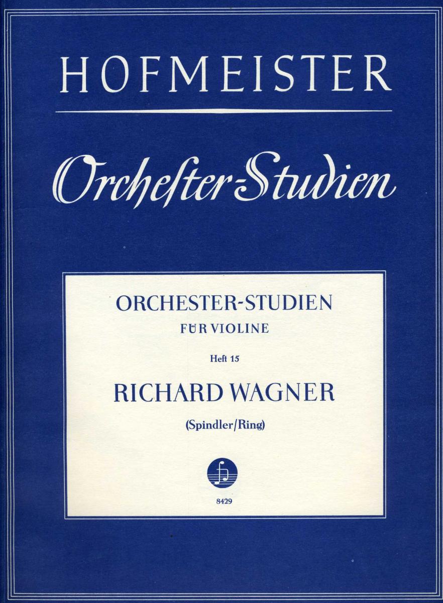 Orchestral Studies For Violin Book 15 - Wagner