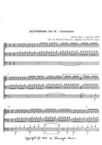 Philip Glass: Satyagraha Act 3 - Conclusion (Organ)