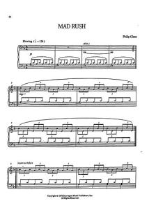 Philip Glass: Mad Rush