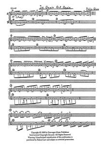 Philip Glass: In Again Out Again For Two Pianos