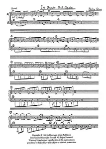 Philip Glass: In Again Out Again For Two Pianos