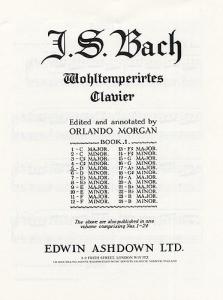 Js Bach: Prelude And Fugue No.5 In D Major Book 1 BMV 850