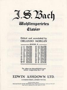 Js Bach: Prelude And Fugue No.11 In F Major Book 1 Bmv 856