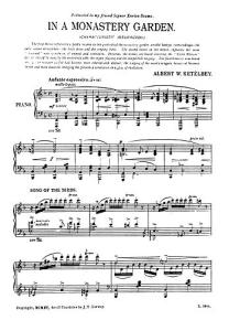 Albert Ketelbey: In A Monastery Garden (Piano Solo)