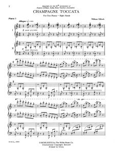 William Gillock: Champagne Toccata
