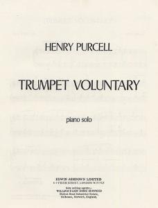 Henry Purcell: Trumpet Voluntary (Piano)