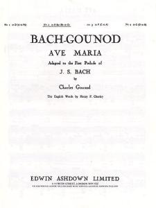JS Bach/C Gounod: Ave Maria In E Flat Major
