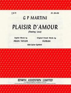 Giovanni Martini: Plaisir D'Amour In F