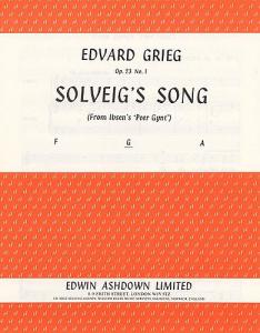 Edvard Grieg: Solveig's Song (Medium Voice)