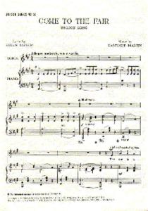 Easthope Martin: Come To The Fair (Unison)