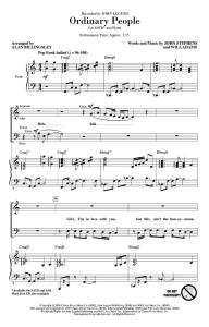 John Legend: Ordinary People (SATB)