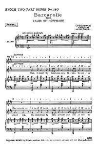 Jacques Offenbach: Barcarolle (Tales Of Hoffmann) - (2-Part)