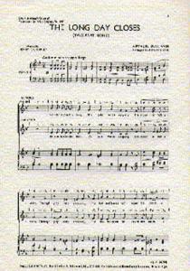 Arthur Sullivan: The Long Day Closes