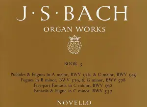 J.S. Bach: Organ Works Vol.3 (Novello)