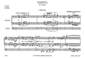 Herbert Howells: Partita for Organ