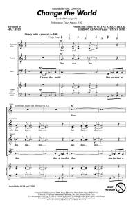 Eric Clapton: Change The World (SATB)