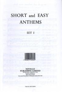 Short And Easy Anthems: Set 1