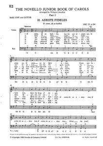 The Novello Junior Book Of Carols Set Of Parts, Part 2