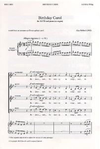 Alan Bullard: Birthday Carol
