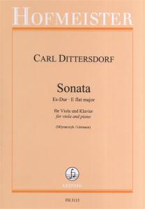 Karl Ditters von Dittersdorf: Sonate Es-Dur Für Viola Und Klavier
