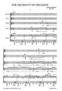 John Joubert: For The Beauty Of The Earth (Vocal Score)