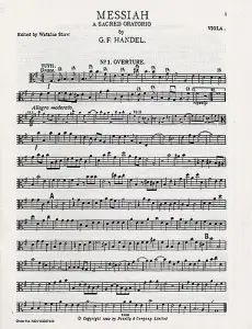 G.F. Handel: Messiah (Viola Part)