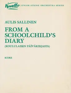 Sallinen From A Schoolchild's Diary String Orchestra Score