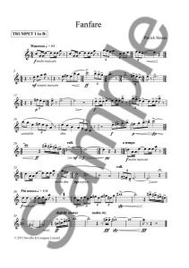 Patrick Hawes: Fanfare (Score)