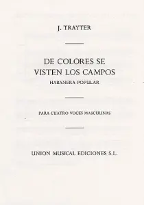 Trayter De Colores Se Visten Los Campos Satb