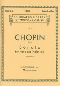Frederic Chopin: Sonata In G Minor For Cello And Piano Op.65