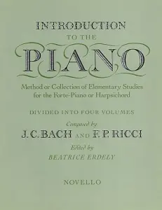 J.C. Bach And F.P. Ricci: Introduction To The Piano Volume Three