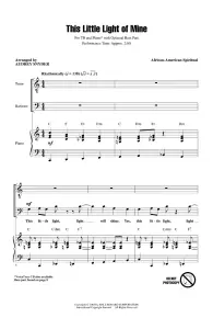 This Little Light Of Mine Tb Choral