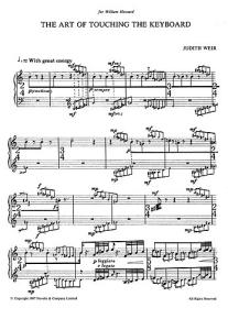 Judith Weir: The Art Of Touching The Keyboard For Piano