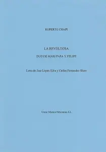 Ruperto Chapi: Duo De Mari Pepa Y Felipe No.4 (La Revoltosa)