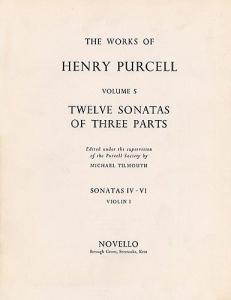 Henry Purcell: 12 Sonatas Of Three Parts For Violin 1 (Sonatas IV-VI)