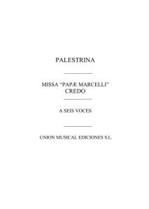 Giovanni Palestrina: Credo De La Misa 'Papae Marcelli'