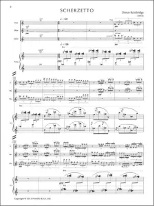 Simon Bainbridge: Scherzetto - Score And Parts