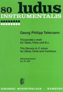 Georg Philipp Telemann: Trio Sonata in C minor for Oboe, Viola and Continuo
