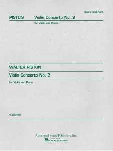 Walter Piston: Violin Concerto No.2 (Violin/Piano)