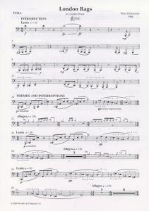 Peter Dickinson: London Rags For Brass Quintet (Parts)