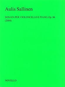 Aulis Sallinen: Sonata Per Violoncello E Piano Op.86
