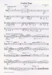 Peter Dickinson: London Rags For Brass Quintet (Score)