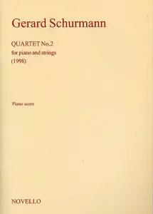 Gerard Schurmann: Quartet No.2 For Piano and Strings (Score/Parts)