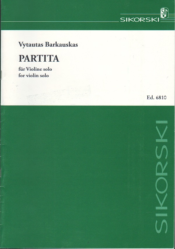 Vytautas Barkauskas: Partita