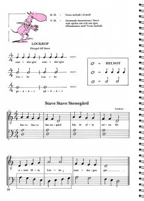 Första Pianoboken (inkl. CD)